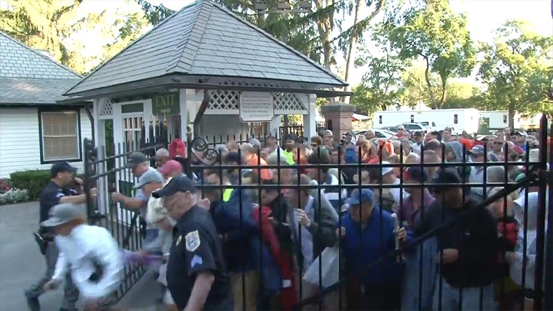 tickets at the gate at Saratoga