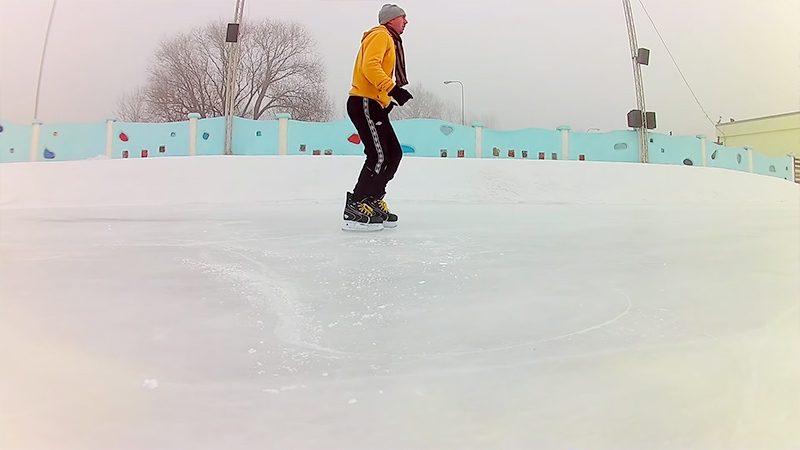 teach yourself to ice skate