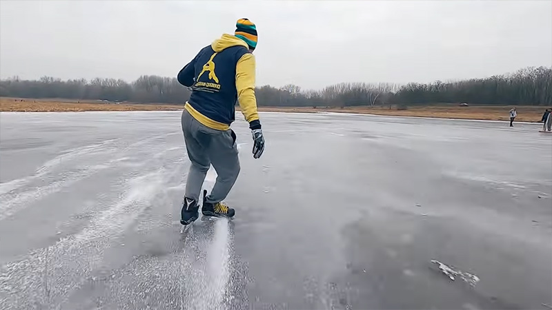 Stop When Ice Skating