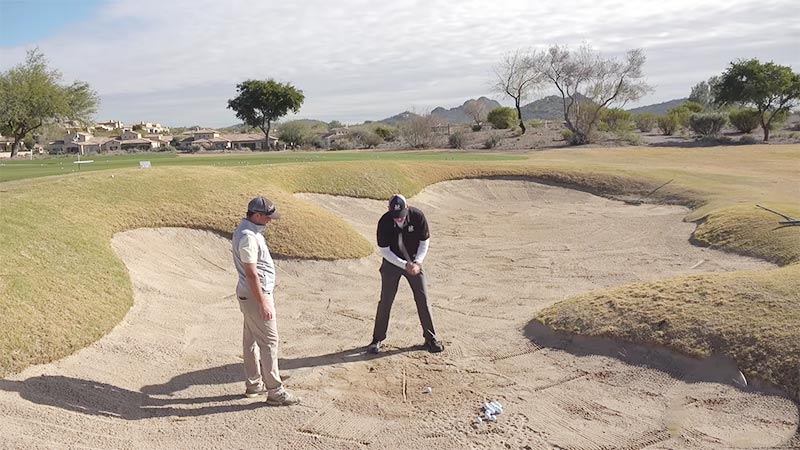 Tee Up A Ball Next To A Bunker youtube