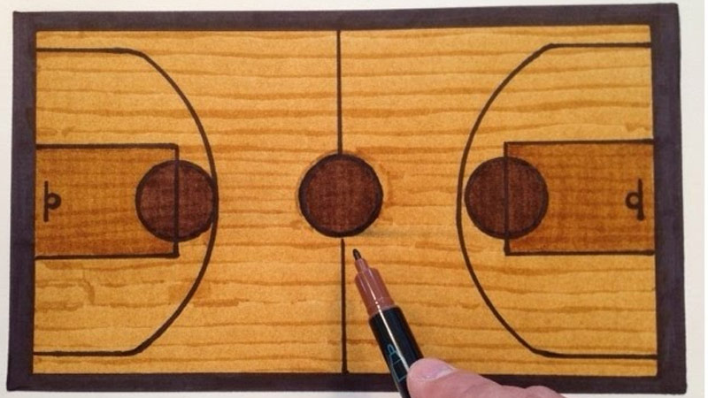 How to Draw a Basketball Court: Step-by-Step Instructions