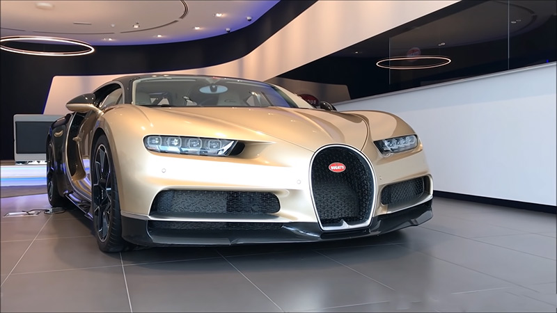 Which country has most Bugatti?
