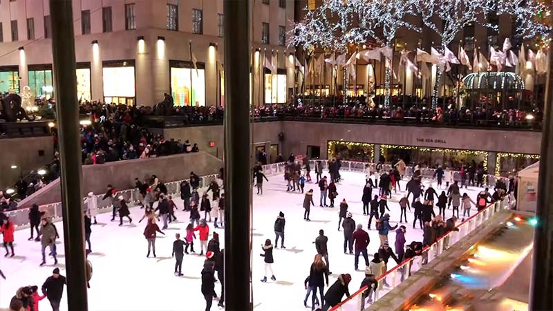 skate at Rockefeller Center