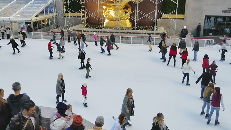 ice Skating At Rockefeller Center