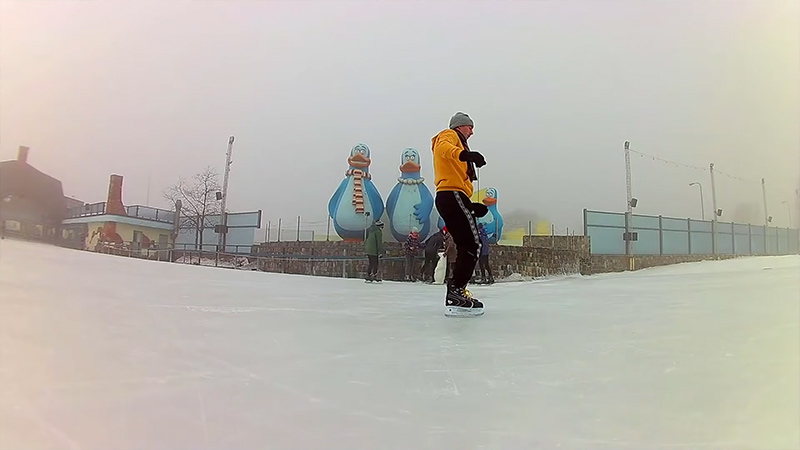 ice skating hard
