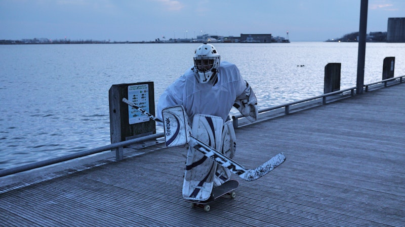 Skateboard In Hockey