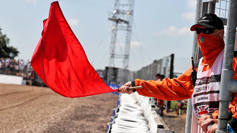 red Flag Mean In Car Racing