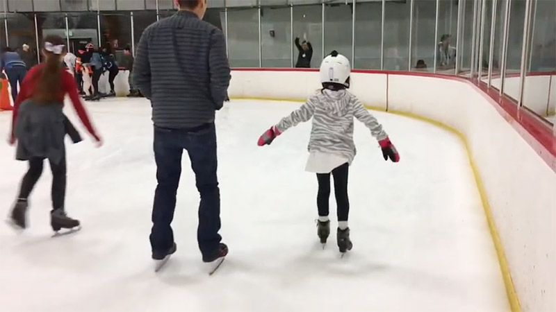 8 Year Olds Go Ice Skating