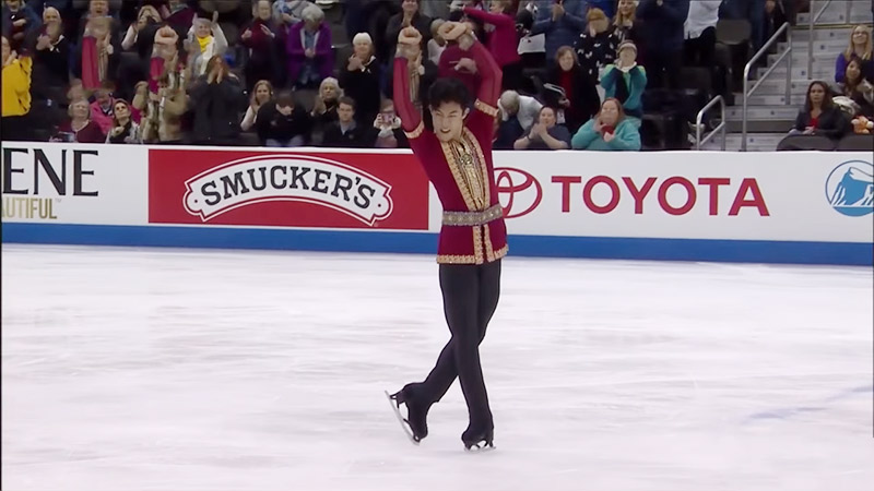 Six Quad Jump In Ice Skating