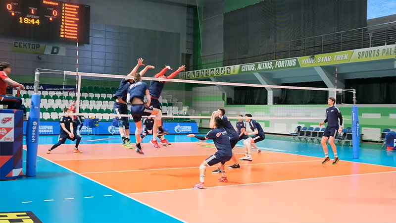 An Illegal Serve In Volleyball