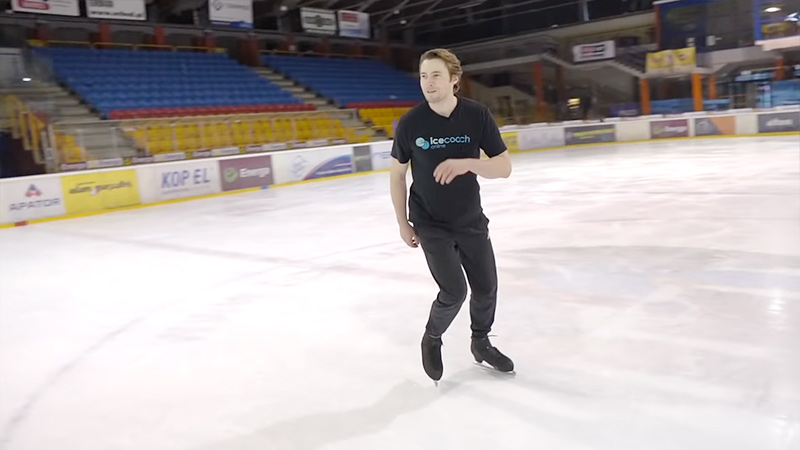 Ballet Jump In Ice Skating