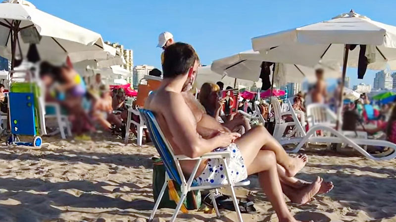Beach Tanning