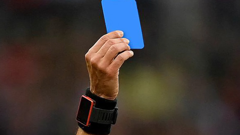 Blue Card Mean In Soccer