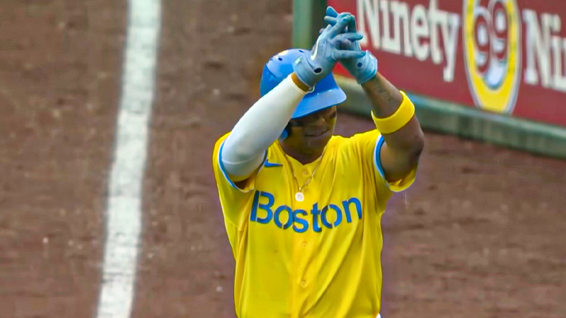 Why Is Boston Red Sox Wearing Yellow and Blue?