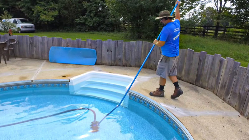 Brown Stains on the Bottom of the Pool