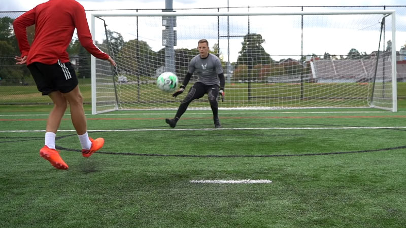 Chip Shot In Soccer