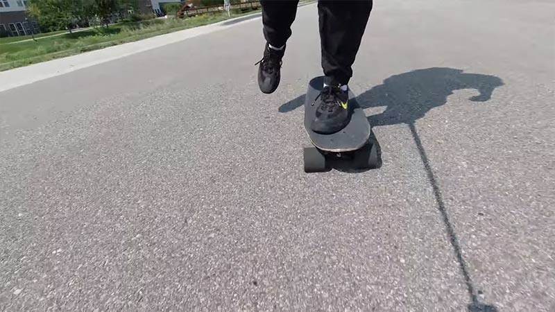 Cruising On A Skateboard