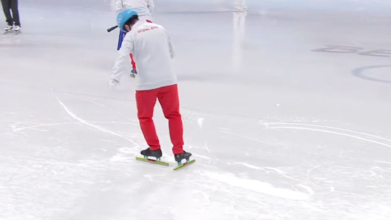 Speed Skating Blades Have A Hollow