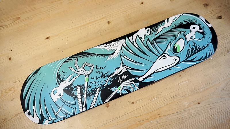 Does Acrylic Paint Work On Skateboards