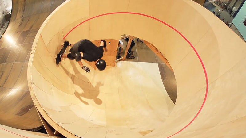 Has Anyone Ever Done A 360 Upside Down Loop On Skateboard