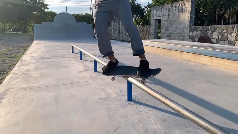 Feeble On A Skateboard