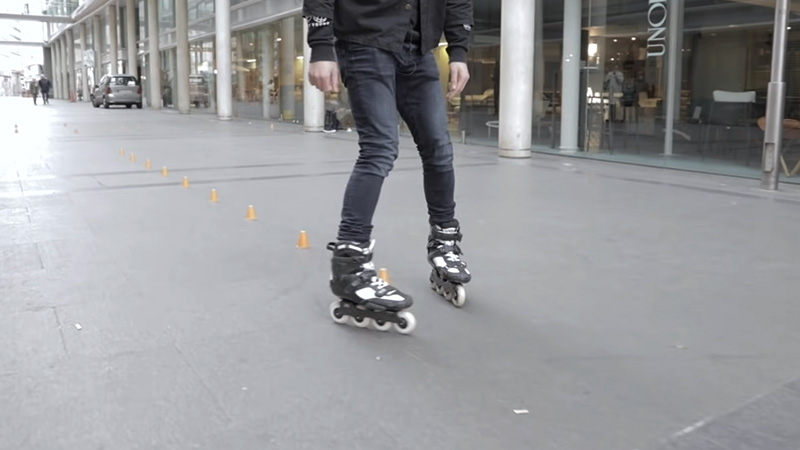 Freestyle Slalom Skating Safe