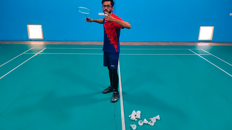 High Serve In Badminton