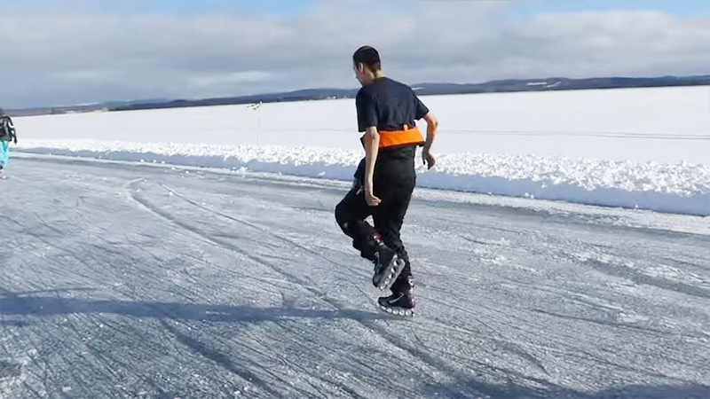 Ice Skating Count As Newton's 3rd Law