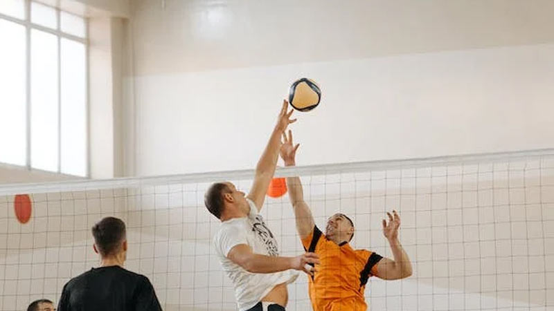 Off Speed Hit in Volleyball