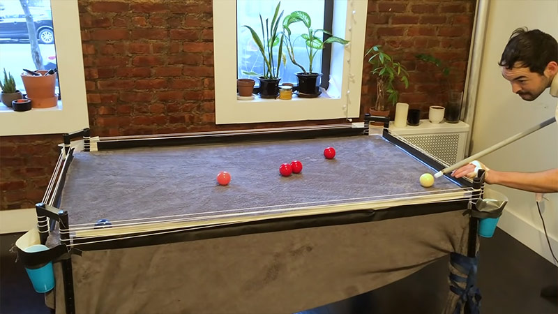 Pool Table In A Small House