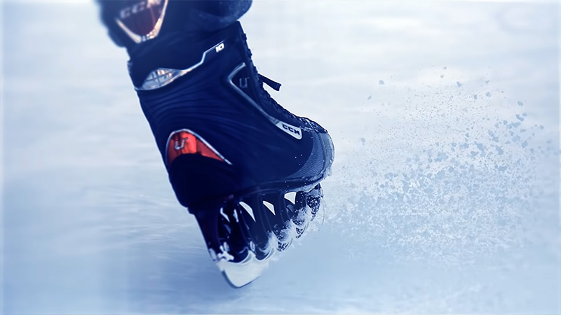 Skating Rinks Spray Into Skates