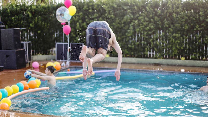 Sweat In A Swimming Pool