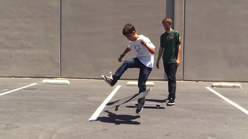 Tre-Flip-On-Skateboard