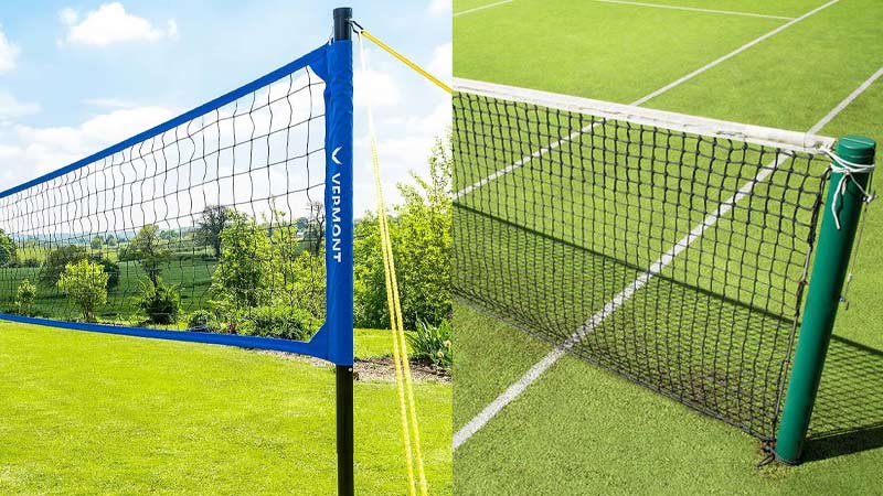Are Volleyball Nets And Tennis Nets Same Length