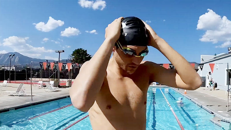 Wear Goggles Over Or Under Swim Cap