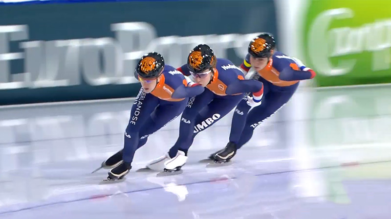 What Color Is Netherlands Skating Team Were