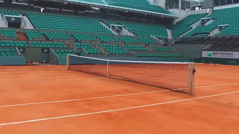 What Is A Red Clay Tennis Court Made Of