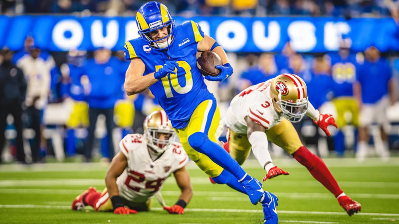 Cooper Kupp's Top Speed for the Los Angeles Rams