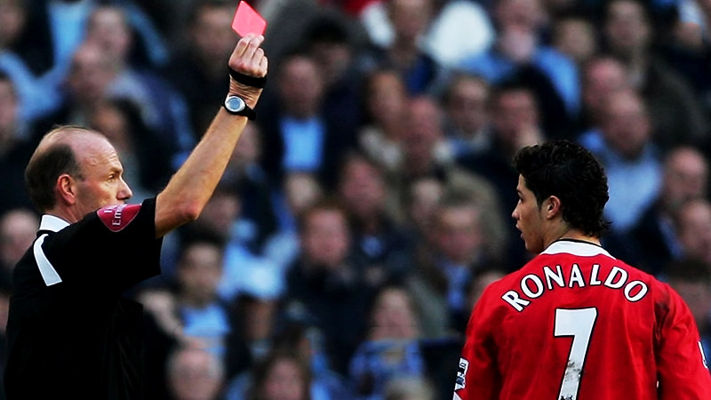 Has Cristiano Ronaldo Had A Red Card? -