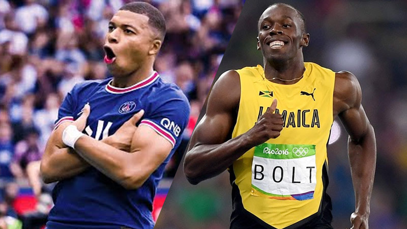 Mbappe or Usain Bolt