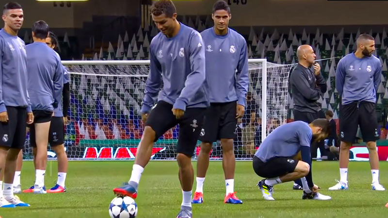 Practice Passing Like Ronaldo