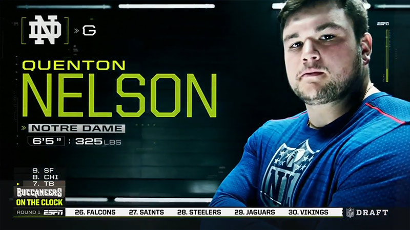 What Draft Pick Was Quenton Nelson