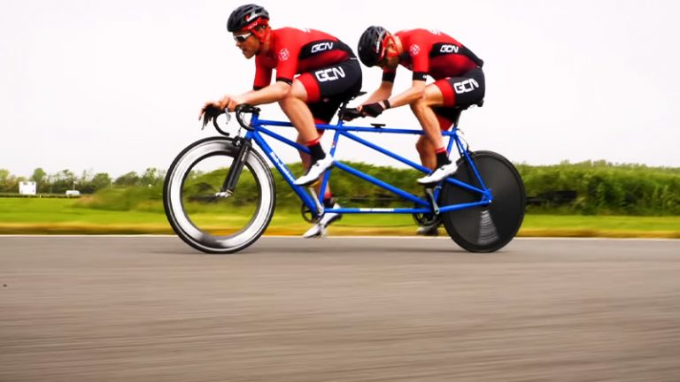fat person on a bike