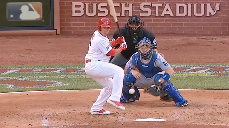 Batter Hit A Ball That Bounces