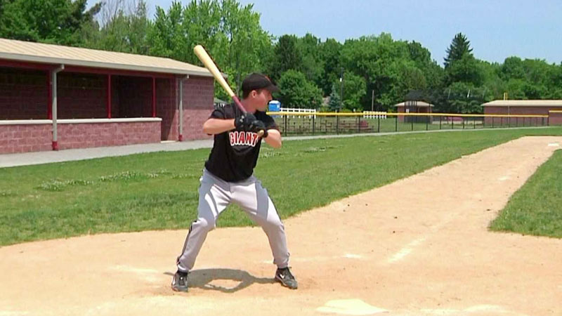 Batter Stand On Home Plate