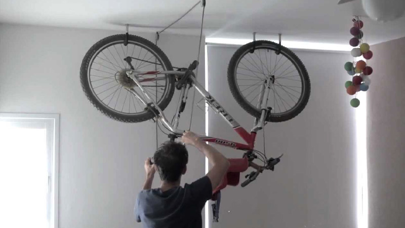 Hang Bike From Wheel