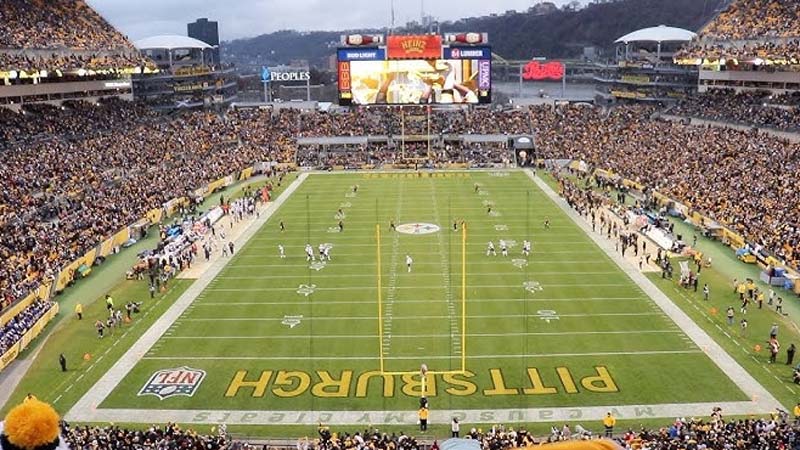 Heinz Field's Unique End Zone