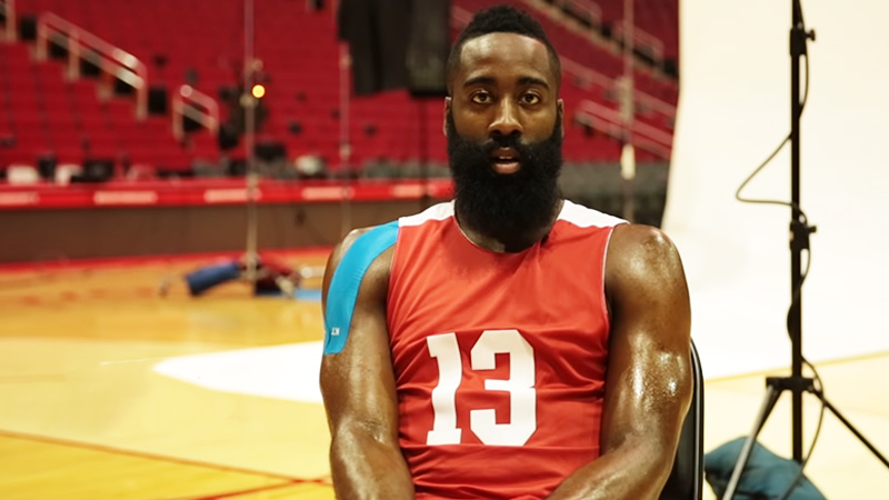 James-Harden-Wear-Tape-On-His-Shoulder