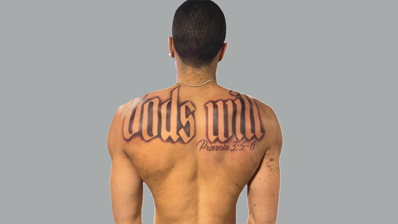 Inspiration behind Jayson Tatums tattoos revealed as NBA star has bold  message inked across his back  The US Sun