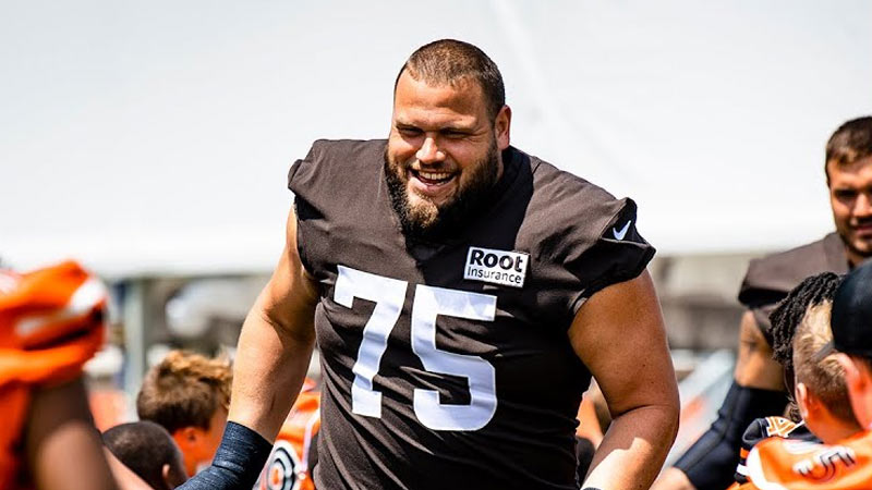 Why Is Joel Bitonio’s American Nationality Significant in the NFL?